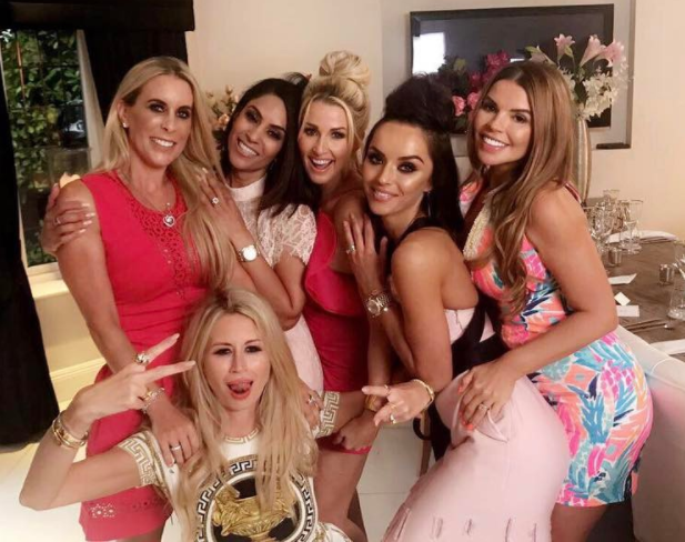 Tanya, far right, with her Real Housewives co-stars