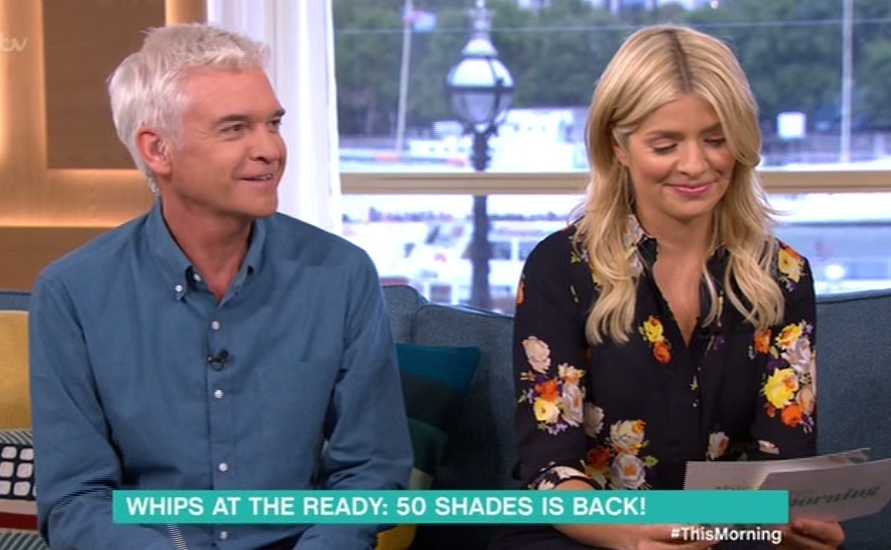  Holly Willoughby got rather embarrassed talking about 50 Shades