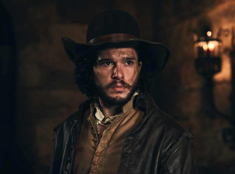  Game Of Thrones star Kit Harington is bringing his pout and facial hair to the role of Robert Catesby