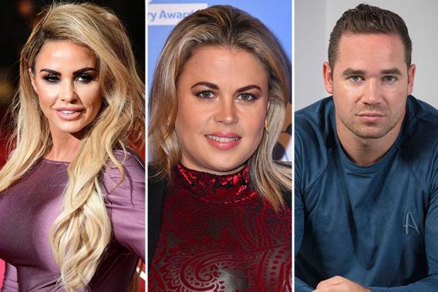 Celebs Go Dating's Nadia Essex with Katie Price and Kieran Hayler