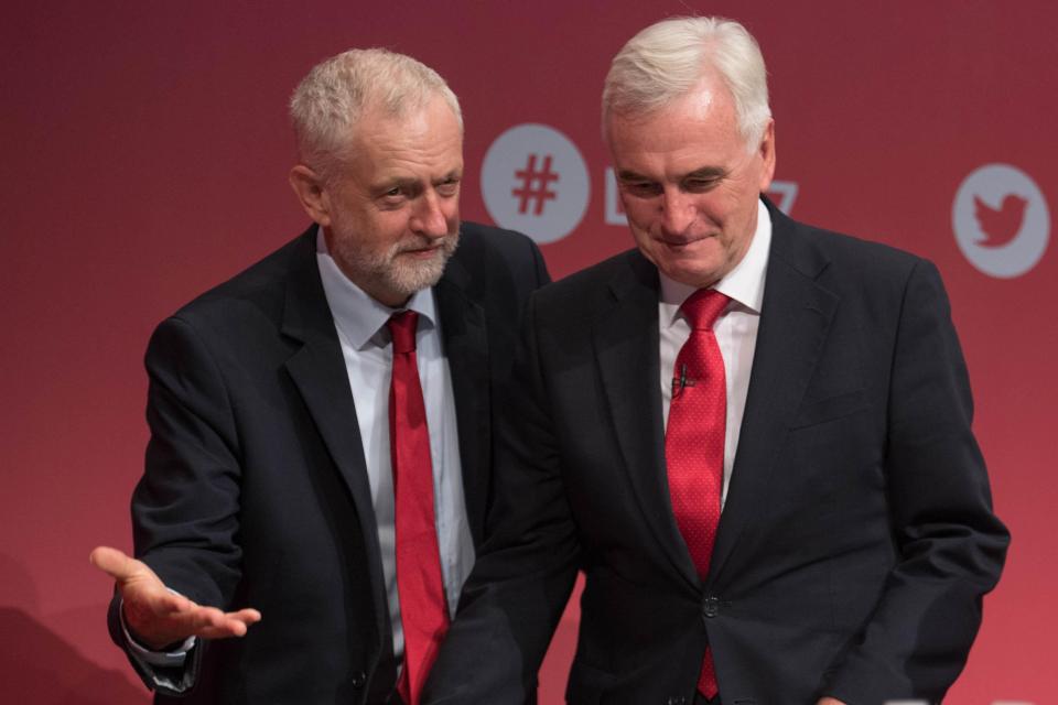  John McDonnell and Jeremy Corbyn are planning for political unrest if they win the next election