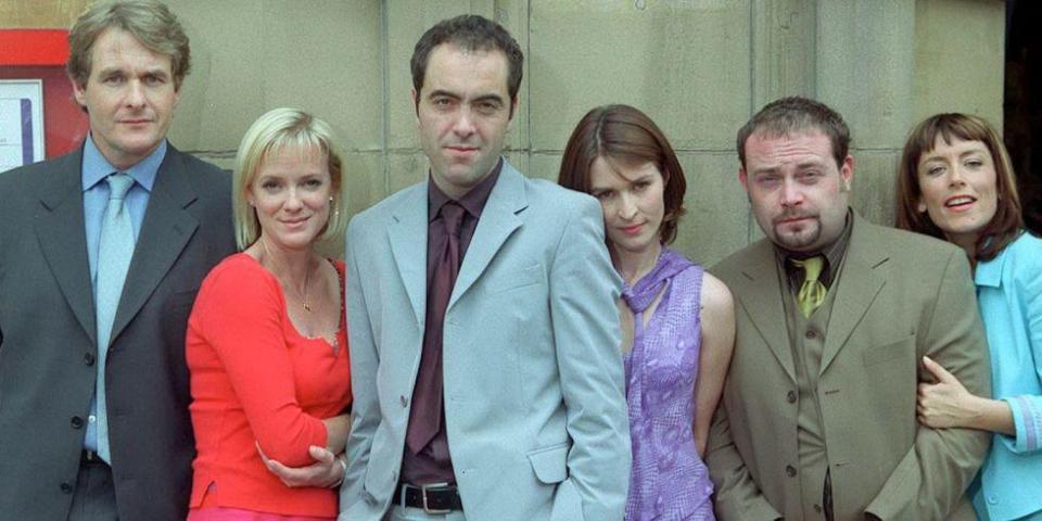  The original cast of the show including Robert, James and Fay