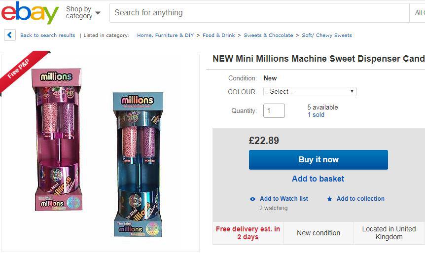  Lots of sellers have been trying to flog the toy for almost double the price on eBay