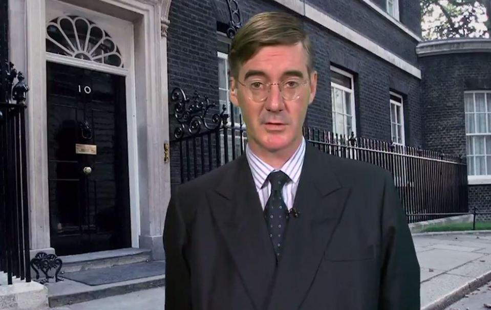  Wags at the BBC mocked him up in front of No10 Downing Street for the interview