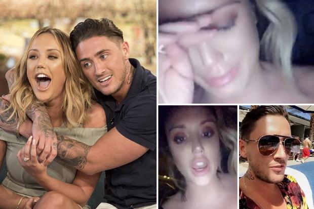 Charlotte Crosby and Stephen Bear