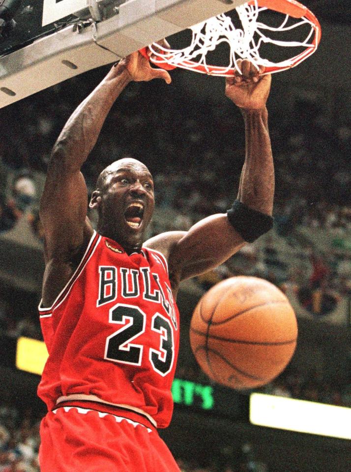  Michael Jordan was an NBA legend in Chicago Bulls colours