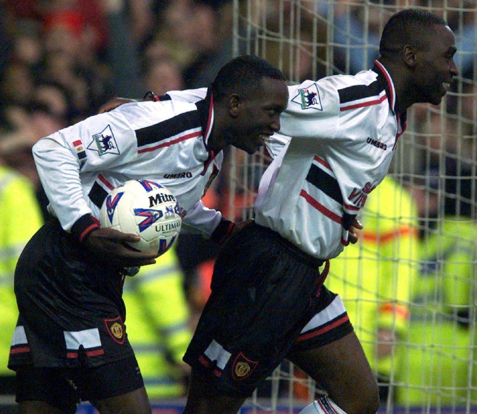 Andy Cole and Dwight Yorke both offered pace and instinctive finishing ability in an unbeatable pairing for Man Utd