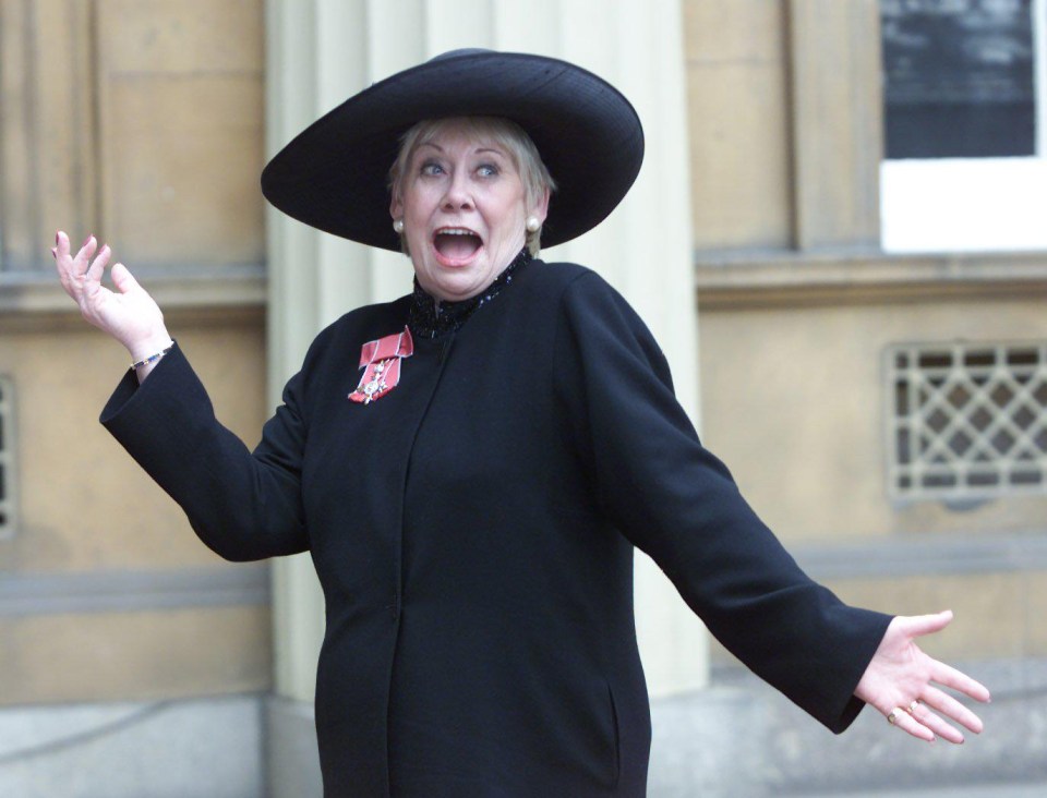 Liz received an MBE for her services to charity