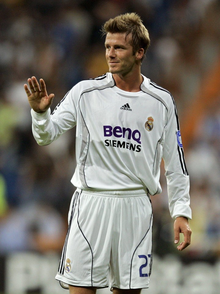 David Beckham was sold to Real Madrid in 2003