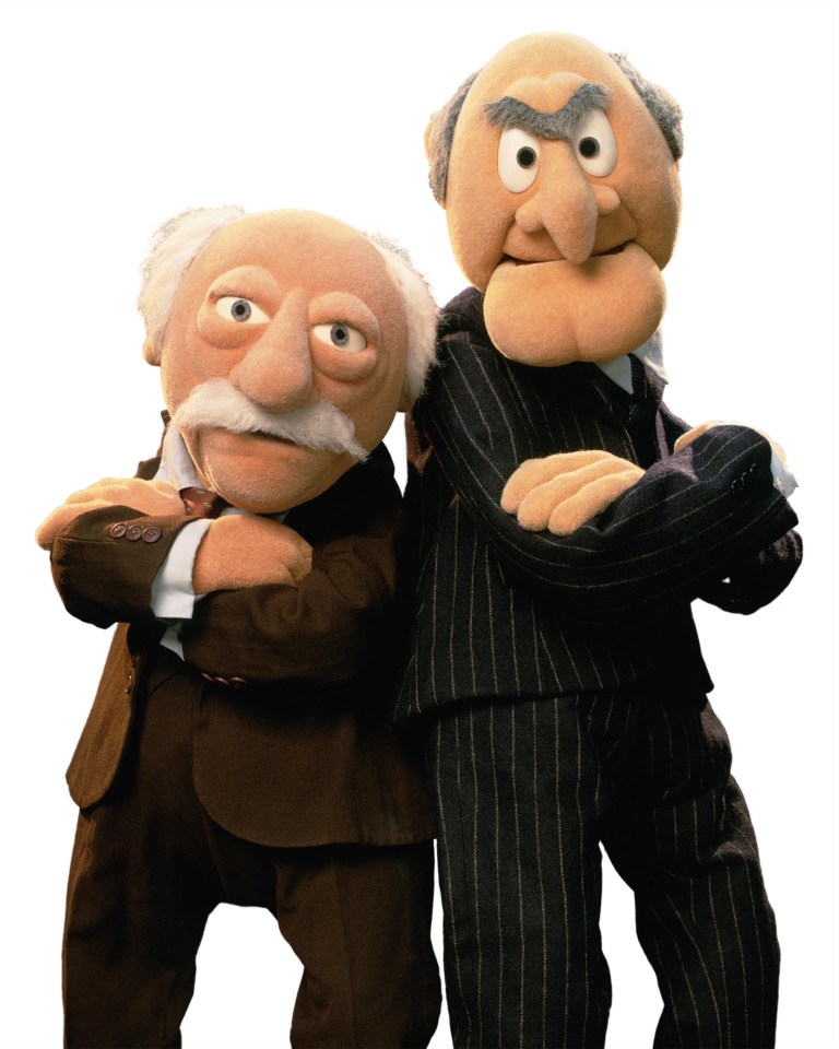 Statler and Waldorf from the Muppets