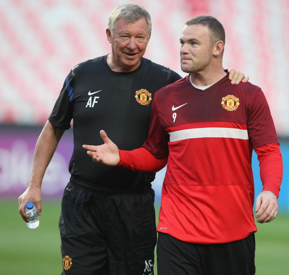  Sir Alex Ferguson was not afraid to give Wayne Rooney a piece of his mind