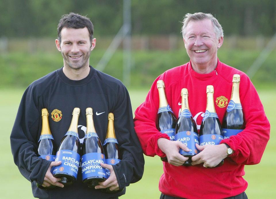  Sir Alex Ferguson was close to Ryan Giggs but it did not stop him giving him the hairdryer treatment