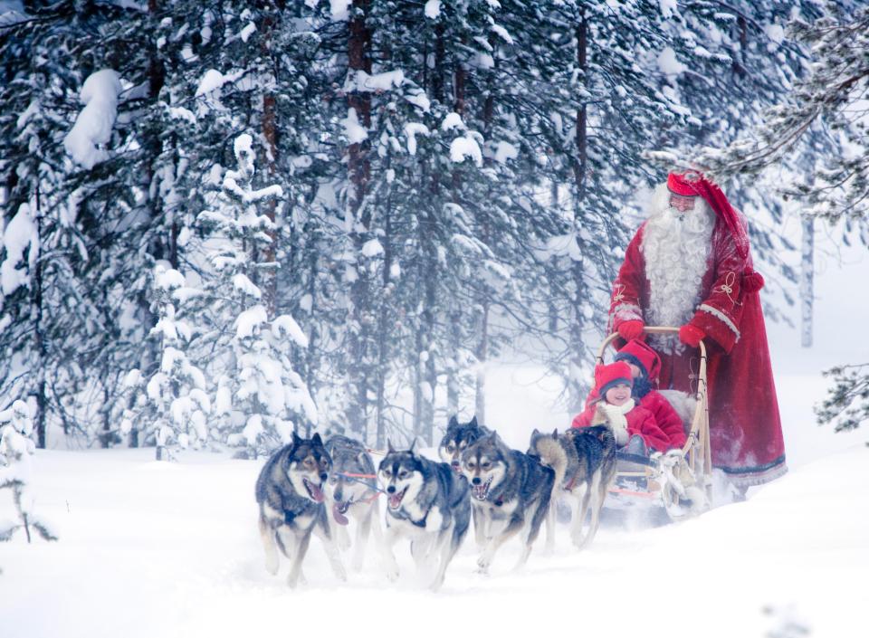  Enjoy a husky-ride adventure through the snow