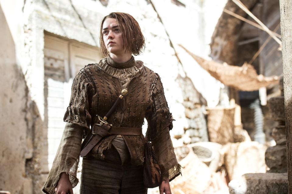  Maisie's character Arya has no time for love - she's too busy trying to avenge those who wronged her