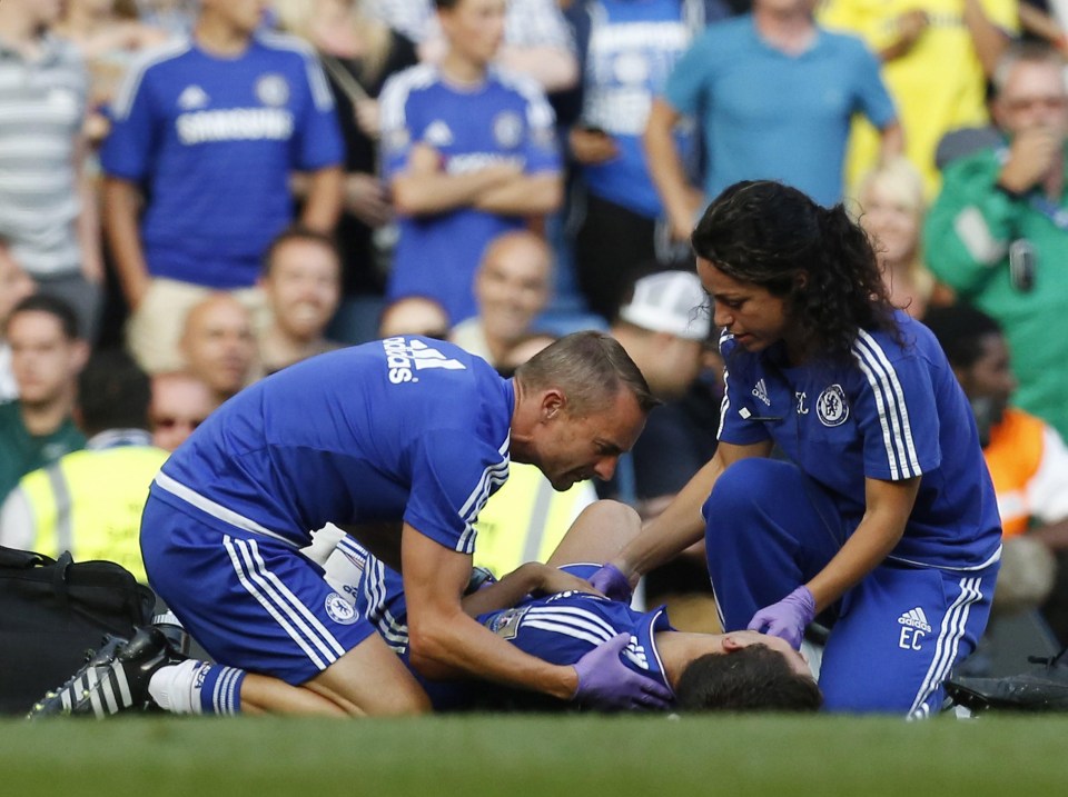 Eva Carneiro rushed onto the pitch to treat Eden Hazard against Jose Mourinho's wishes