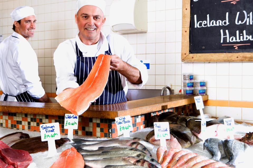  Fish on supermarket counters is often nine days old by the time it is sold