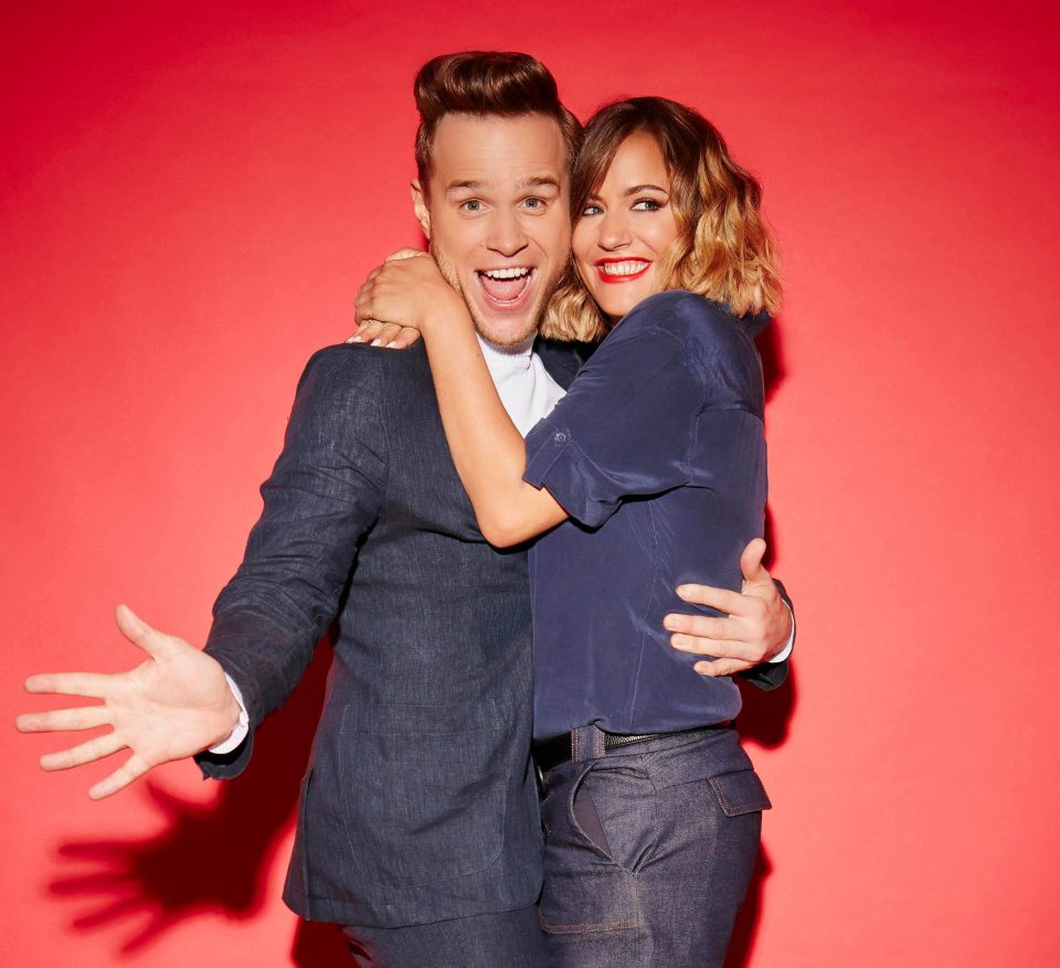 Olly Murs and Caroline Flack were dubbed the 'Ross and Rachel' of TV