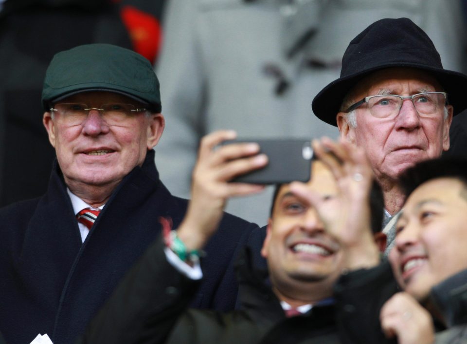 Two Manchester United legends have been spotted seated together at Old Trafford before