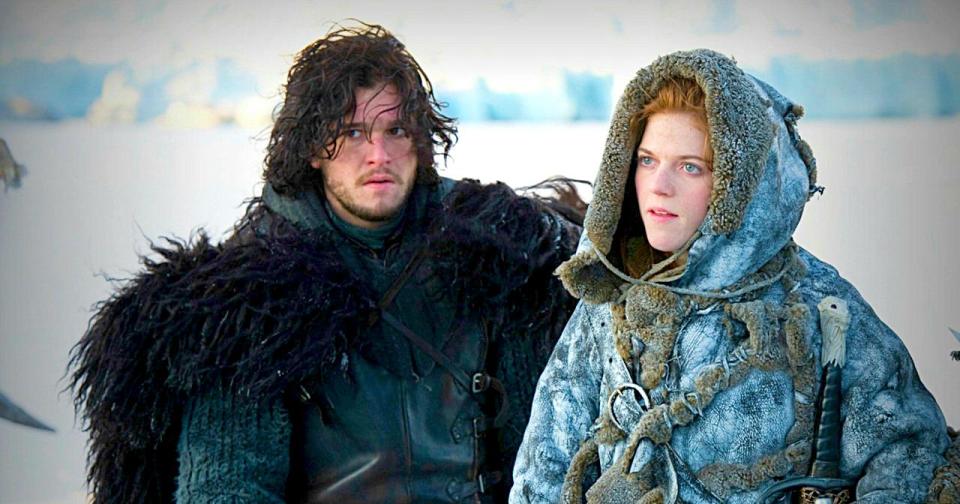  Kit Harrington's character Jon Snow and Wildling Ygritte had an affair beyond the Wall