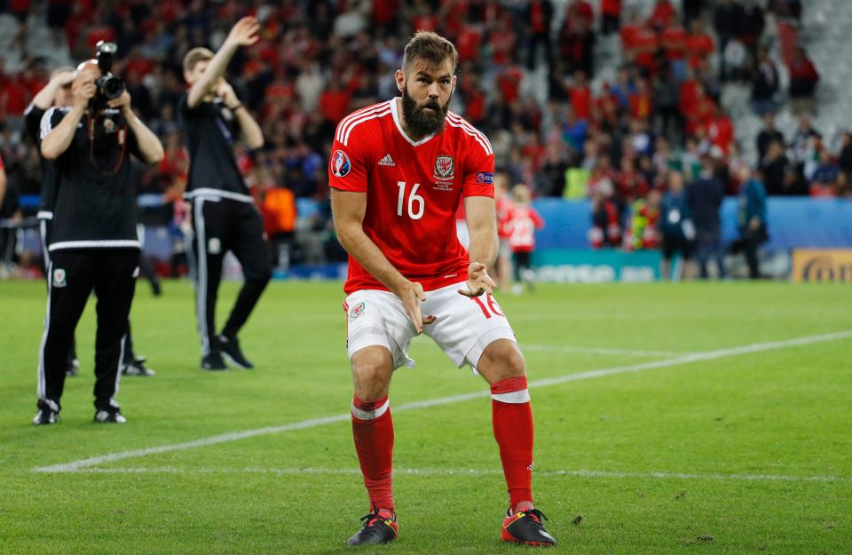 Joe Ledley was part of Wales' Euro 2016 side which reached the semi-finals in France