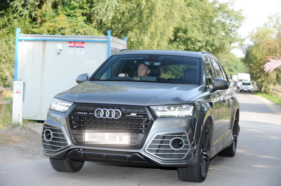  The £50,000 Audi SQ7 is one of a handful of supercars Rooney is unable to drive thanks to his conviction