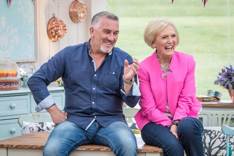  Mary Berry pictured with Paul Hollywood - who was the only presenter to move to Channel 4