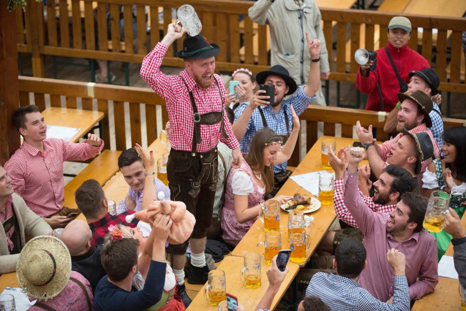  Oktoberfest is famous for its rowdy celebrations and unmistakable costumes