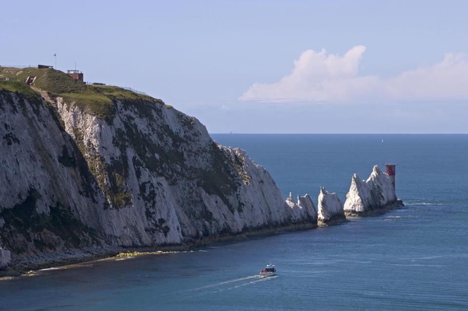  You can see the Needles from the UK mainland