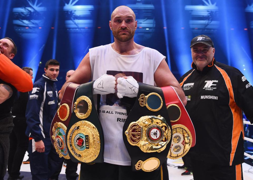 Tyson Fury is waiting on the results of a UK Anti-Doping hearing