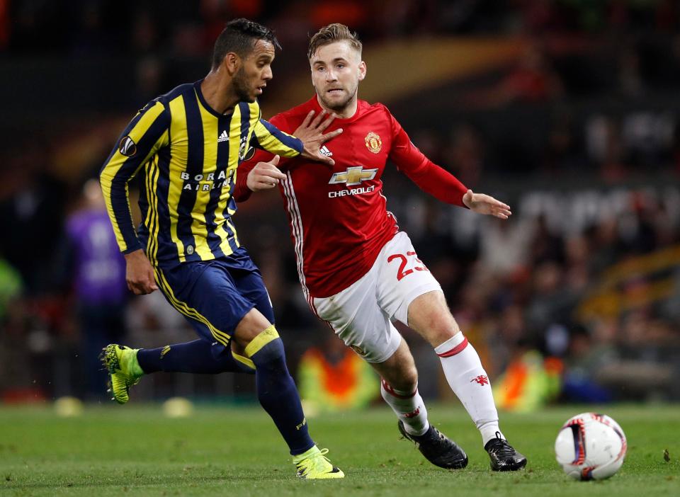  Souza, seen here playing against Man United last season, offered to replace TV