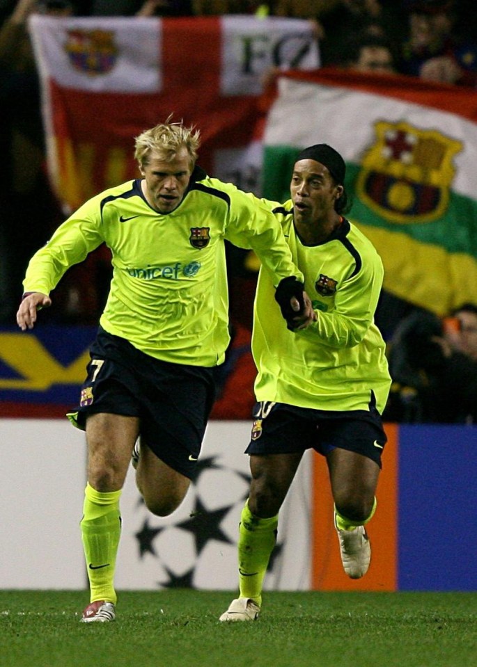 Eidur Gudjohnsen also turned out for La Liga giants Barcelona