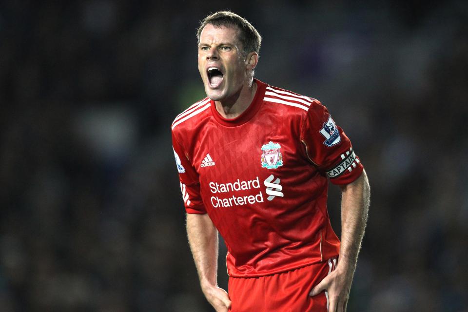  Liverpool hero Jamie Carragher was a loud Premier League player