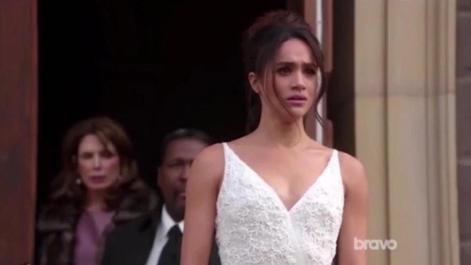  Megan was seen wearing a wedding dress on the show in a previous episode