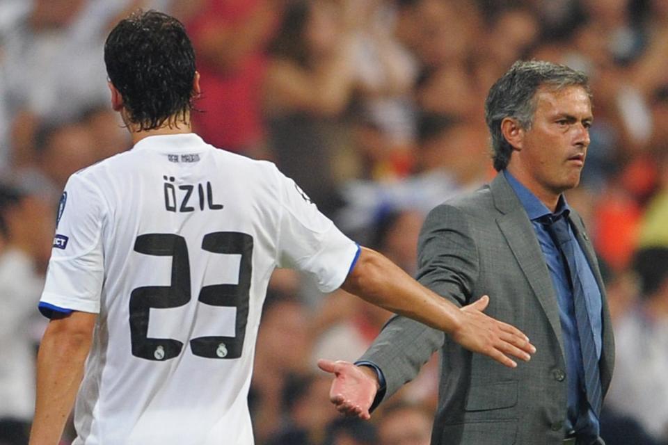  Jose Mourinho and Mesut Ozil worked together for three years at Real Madrid