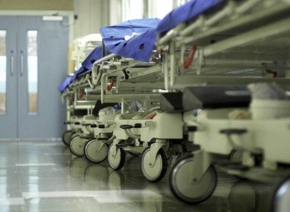  The number of hospital patients waiting on trolleys for 12 hours-plus has shot up more than 10,500 per cent in just five years