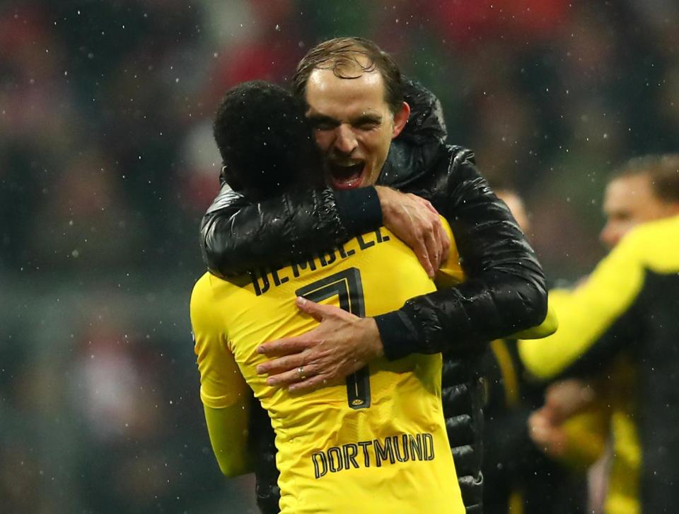  Tuchel led Dortmund to victory in the German Cup title