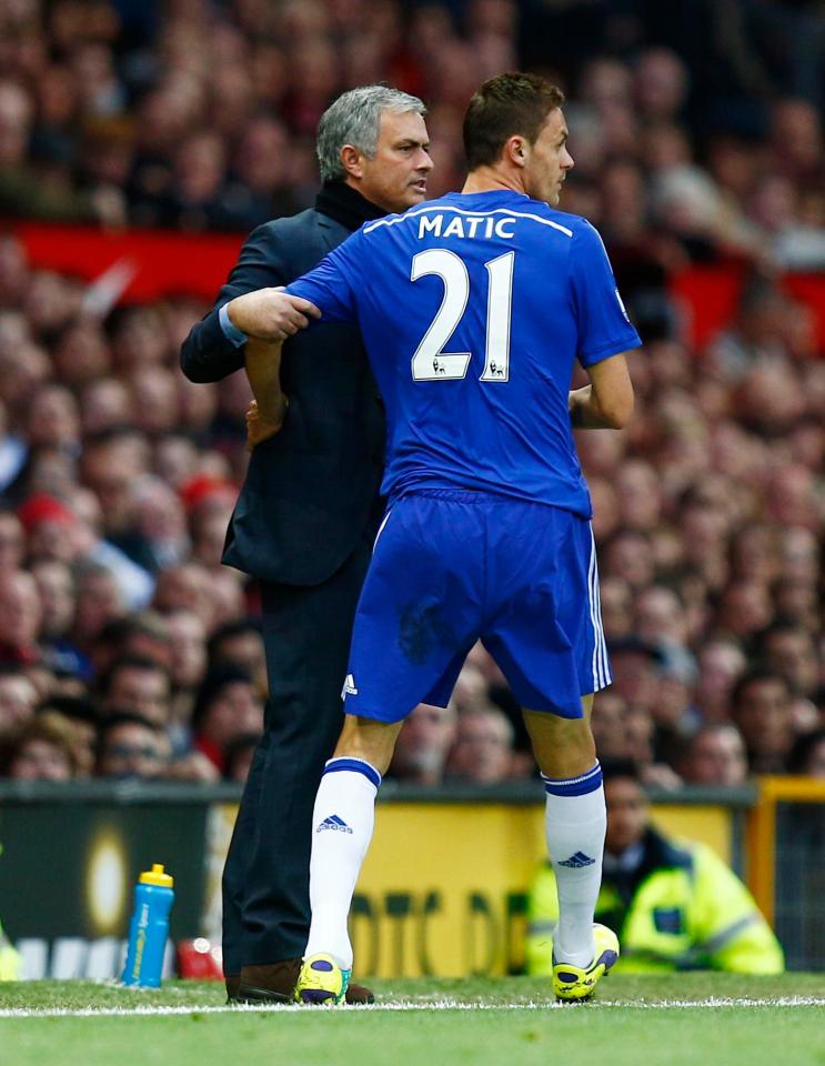 Mourinho had previously managed Matic at Chelsea