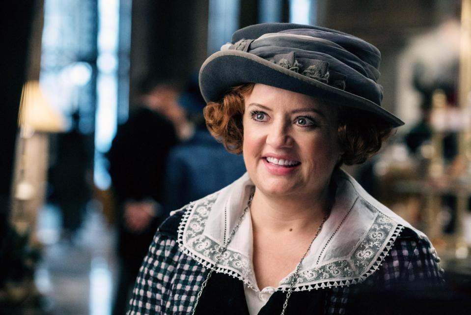  Lucy appears as Gal Galdot's sidekick, Etta Candy in the smash superhero flick