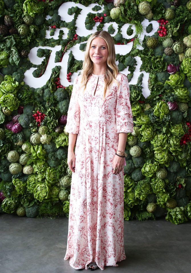  Gwyneth at an In Goop Health event in LA in June