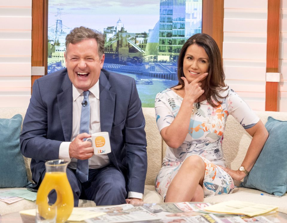  Susanna also opened up about working with Piers Morgan on Good Morning Britain