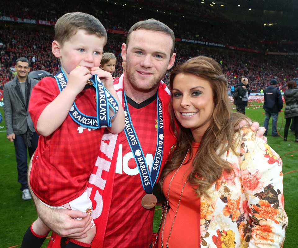  At the time, Coleen was pregnant with their eldest son Kai, pictured