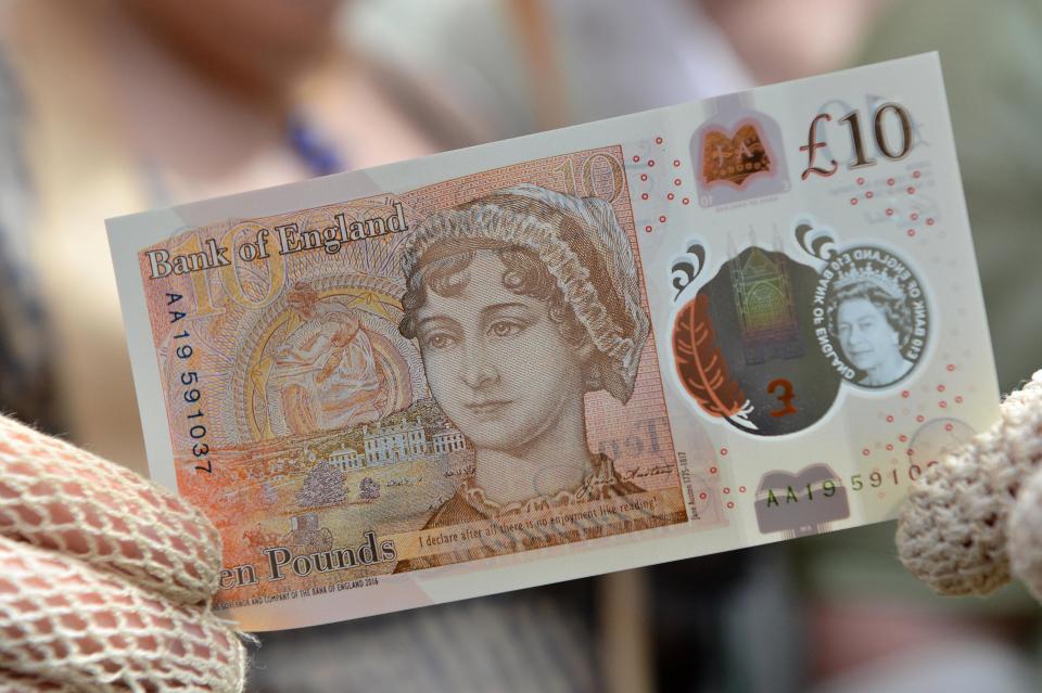  The new £10 note featuring Jane Austen entered circulation on Thursday 14 September