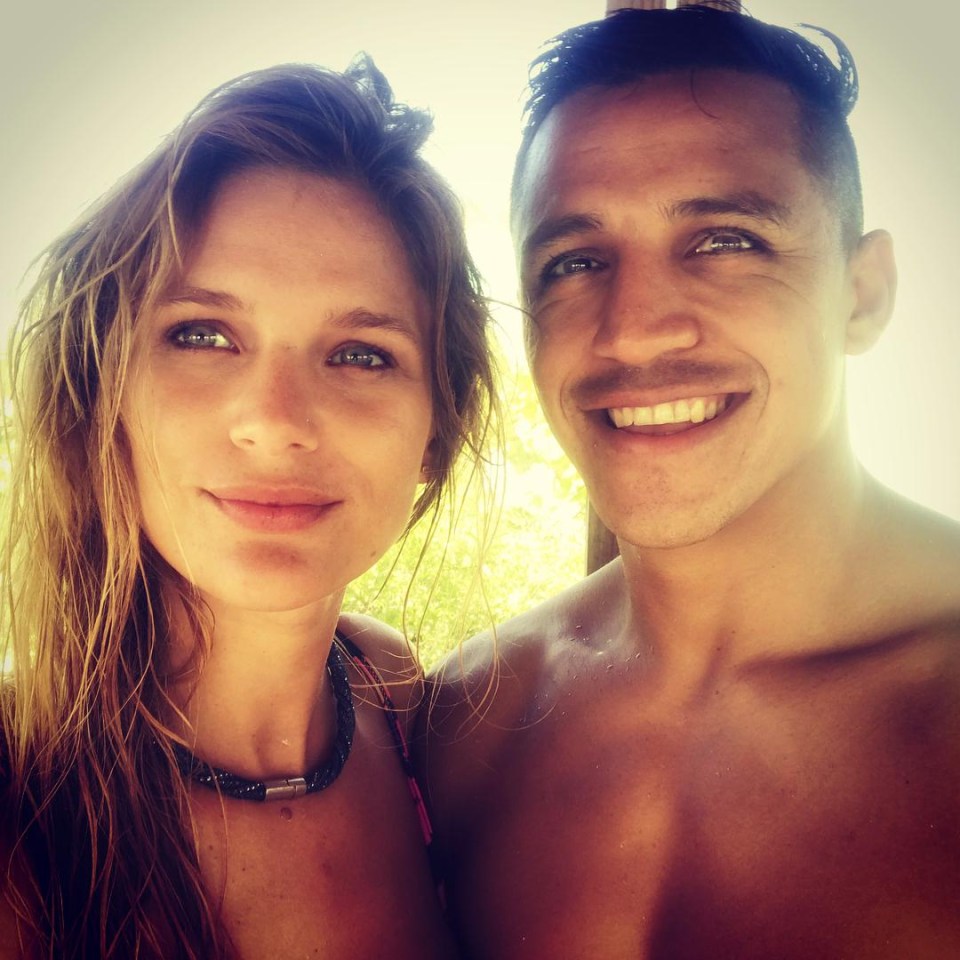 Alexis Sanchez has been told to dump his girlfriend Mayte Rodriguez