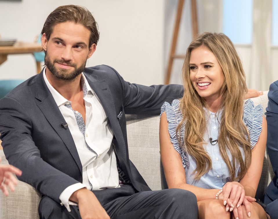  The brand fell in love with Camilla, pictured here with her boyfriend Jamie Jewitt, and her 'natural beauty'