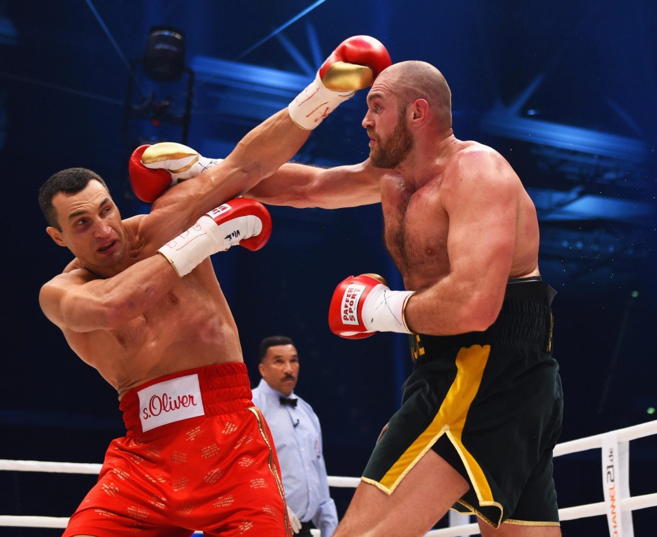 Tyson Fury took the world heavyweight title off Wladimir Klitschko in 2015