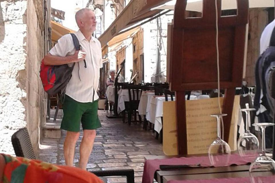  Jeremy Corbyn enjoyed a holiday in Croatia this summer