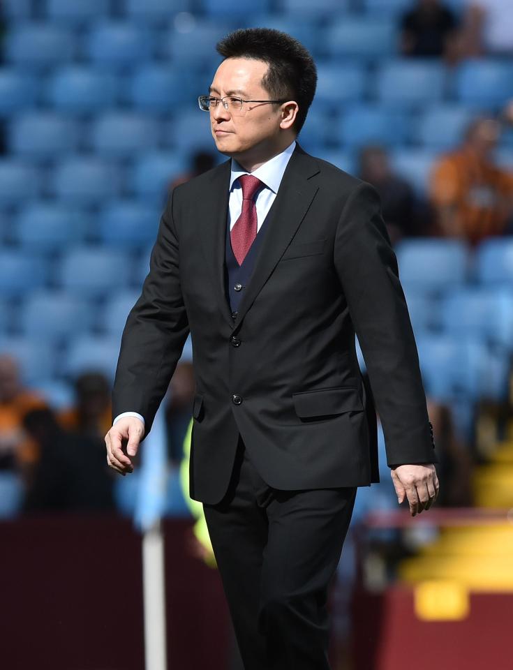  But Chinese owner Tony Xia is unlikely to be impressed with results