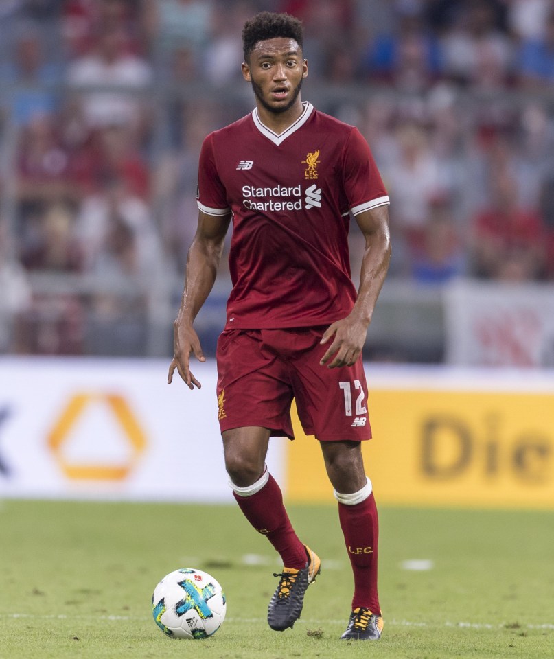 Joe Gomez appeared to 'like' a post that slated Lovren