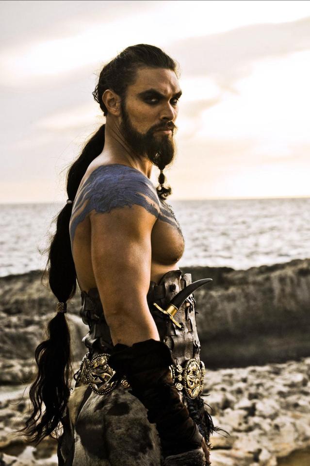  On the show Jason's character Khal Drogo was married to Daenerys