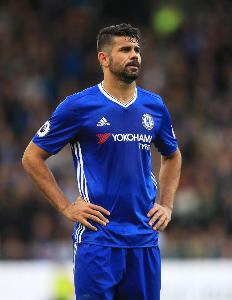  Chelsea striker Diego Costa failed to secure a move away from Stamford Bridge in the summer